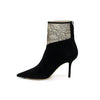 Jimmy Choo Black Suede Women's Boots aa57817 152316947 [P]