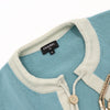 CHANEL 100% Cashmere Silver CC Logo Button Women's Cardigan P79967 152317565 [P]