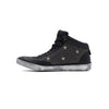 JIMMY CHOO ブラックカーフスキンマルチスタッズハイカットスニーカー aa58511 152317276 [P]
