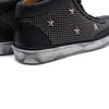 JIMMY CHOO ブラックカーフスキンマルチスタッズハイカットスニーカー aa58511 152317276 [P]