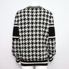 Balmain Houndstooth Check Knit Sweater for Men BH2751A025 152318022 [P]