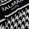 Balmain Houndstooth Check Knit Sweater for Men BH2751A025 152318022 [P]
