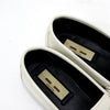 GUCCI Weiße Leder Loafer mit goldener Kette Damen 645445 152316961 [P]