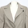 Burberry Gray Cotton Cashmere Blend Women's Blazer Single Jacket aa58860 152317842 [P]