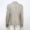 Burberry Gray Cotton Cashmere Blend Women's Blazer Single Jacket aa58860 152317842 [P]