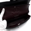 CHANEL Black Caviar Classic Medium Silver Chain Shoulder Bag A01112 152315141 [P]
