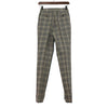 GUCCI 704233 Karierter Crop Leinen Tailored Damenhose 704233 152317573 [P]
