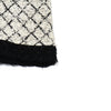 Balmain Black and White Two-Tone Blend Women's Mini Skirt aa58985 152317851 [P]