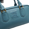 MIU MIU 5BB142 Blaue Leder Arcadi Reguläre Tote- und Schultertasche aa60472 152314890 [P]