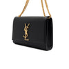 SAINT LAURENT クラシックケイトスモールモノグラムゴールドチェーンショルダーバッグ兼クロスボディバッグ 469390 152314824 [P]
