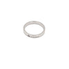 CARTIER プラチナ 1Pダイヤ Cド 3mm ウェディングバンドリング 152316484 [P]