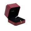 CARTIER プラチナ 1Pダイヤ Cド 3mm ウェディングバンドリング 152316484 [P]