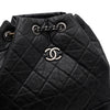 CHANEL Gabrielle Small Black Calfskin Women Backpack A94485 152754159 [P]