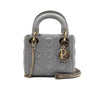 DIOR Lady Mini Tote Bag Graue mit Kette aa61040 152836329 [P]