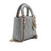 DIOR Lady Mini Tote Bag Graue mit Kette aa61040 152836329 [P]