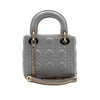 DIOR Lady Mini Tote Bag Graue mit Kette aa61040 152836329 [P]