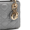 DIOR Lady Mini Tote Bag Graue mit Kette aa61040 152836329 [P]