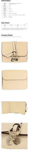 Chloe Alphabet Small Coin Wallet Sweet Beige 26SS 159676168 [P]