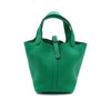 Hermes Taurillon Clemence Silver Lock Picotin 18 Tote Bag H056289CK6W 153159203 [P]