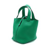 Hermes Taurillon Clemence Silver Lock Picotin 18 Tote Bag H056289CK6W 153159203 [P]