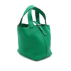Hermes Taurillon Clemence Silver Lock Picotin 18 Tote Bag H056289CK6W 153159203 [P]