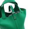 Hermes Taurillon Clemence Silver Lock Picotin 18 Tote Bag H056289CK6W 153159203 [P]
