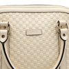 Gucci White GG Shima Dome Medium Tote Bag and Shoulder Bag 449663 153159198 [P]