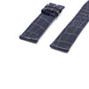 JAEGER LE COULTRE Blauer Alligatorleder-Uhrenarmband 17mm für QC13162Z 153400160 [P]