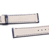 JAEGER LE COULTRE Blauer Alligatorleder-Uhrenarmband 17mm für QC13162Z 153400160 [P]