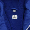 BURBERRY コバルトブルーのロゴプリントキッズジュニアジップアップジャケット 8040904 153689782 [P]