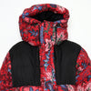 MONCLER GIRDWOOD ブラック レッド フローラル プリント フード メンズ ダウンパディング ジャケット aa61766 153689747 [P]