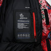 MONCLER GIRDWOOD ブラック レッド フローラル プリント フード メンズ ダウンパディング ジャケット aa61766 153689747 [P]