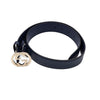 GUCCI ゴールドメタル GG インターロッキング ユニセックス レザー ベルト aa62105 154133362 [P]