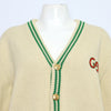 GUCCI Baumwoll-Cardigan mit Ananas-Logo und goldenen Knöpfen 683098 154759629 [P]