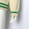GUCCI Baumwoll-Cardigan mit Ananas-Logo und goldenen Knöpfen 683098 154759629 [P]
