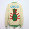 GUCCI Baumwoll-Cardigan mit Ananas-Logo und goldenen Knöpfen 683098 154759629 [P]