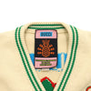 GUCCI Baumwoll-Cardigan mit Ananas-Logo und goldenen Knöpfen 683098 154759629 [P]