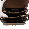 MARNI ブラウン サフィアーノ レザー トランク ショルダーバッグ aa62840 155065771 [P]