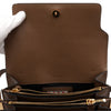 MARNI ブラウン サフィアーノ レザー トランク ショルダーバッグ aa62840 155065771 [P]