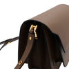 MARNI ブラウン サフィアーノ レザー トランク ショルダーバッグ aa62840 155065771 [P]