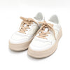 GUCCI Damen Sneaker mit GG-Prägung in Weiß und Rosa 684911 155307397 [P]