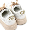 GUCCI Damen Sneaker mit GG-Prägung in Weiß und Rosa 684911 155307397 [P]