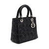 DIOR M0550 schwarze Cannage Multi-Color Stitch Lady Medium Tote Bag und Schultertasche aa63058 155425528 [P]