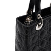 DIOR M0550 schwarze Cannage Multi-Color Stitch Lady Medium Tote Bag und Schultertasche aa63058 155425528 [P]