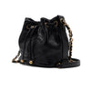 CHANEL Vintage Kapuzentop Schultertasche mit Kettenriemen in Schwarz Glänzend AS1946 aa63614 155954684 [P]