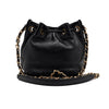 CHANEL Vintage Kapuzentop Schultertasche mit Kettenriemen in Schwarz Glänzend AS1946 aa63614 155954684 [P]