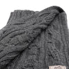 HERMES Grau Wenden 100% Kaschmir Unisex Schal aa62217 155995615 [P]