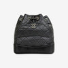 CHANEL Gabrielle Backpack Small Black BKURBHA2 162888303 [P]