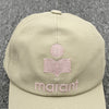 ISABEL MARANT TYRONY Logo Baseballcap Ecru Pink (A3C05A ECLP) 123475431 [P]