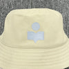 ISABEL MARANT HALEY Bucket Hat Ecru Light Blue 24SS A3C05A ECLU 123475677 [P]